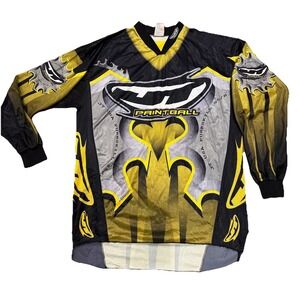 Vintage Y2K JT Racing 24 Notorious Paintball Jersey Size Large Pureskill 95/8 YB